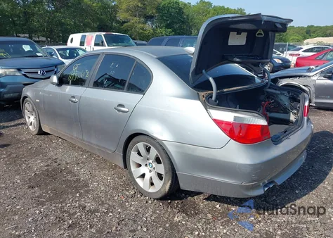 2007 BMW 530I z USA, uszkodzony, nr VIN WBANE73537CM58788